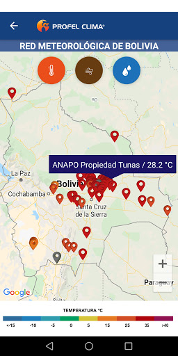 Android application Profel Clima screenshort