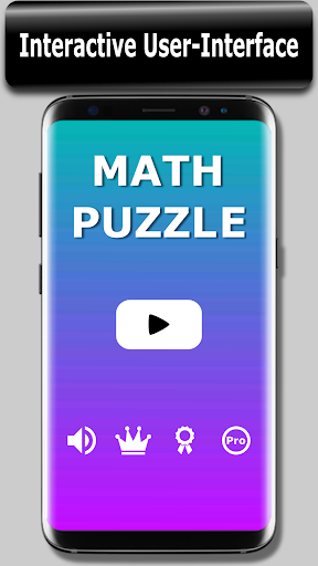 Android application Math Puzzles Game screenshort