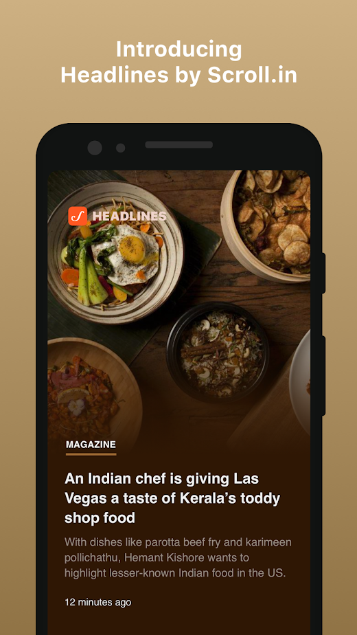 Android application Headlines by Scroll.in screenshot
