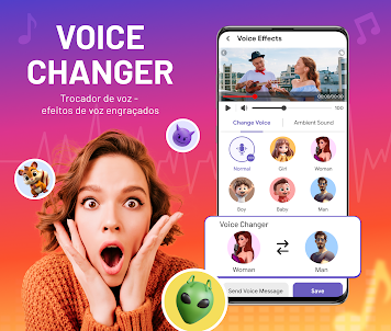 Voice Changer: Mude sua voz