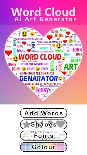 Word Cloud Ai Art Generator Screenshot