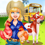 School Trip To Farm House: Village Cattle Home Fun