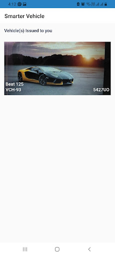 Android application Uniti Apps - Vehicle screenshort