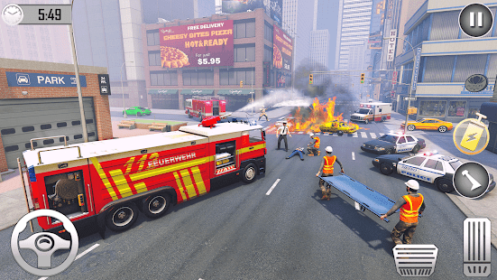 Firefighter Games : fire truck games 1.1 Screenshots 1