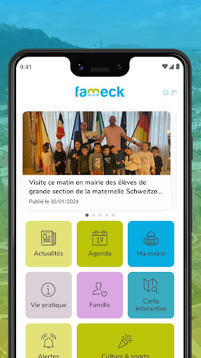 Android application Fameck screenshort
