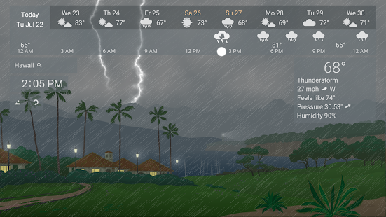 YoWindow Weather and wallpaper Screenshot