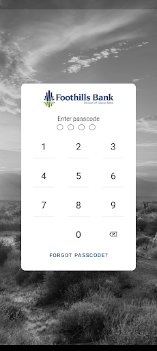 Android application Foothills Bank screenshort