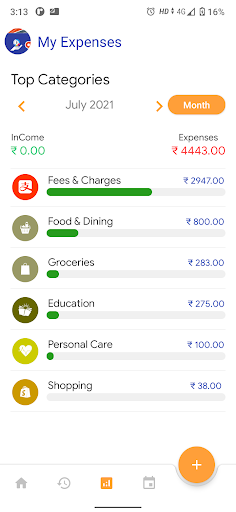My Expenses - Expense Manager Screen 3
