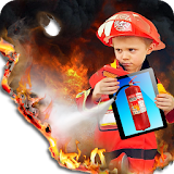 Firefighter brigade simulator icon