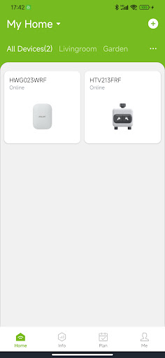 Android application RainPoint-Smart+ screenshort