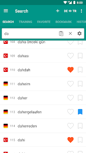 German - Turkish dictionary Unknown