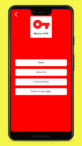 VPN MASTER Screen 2