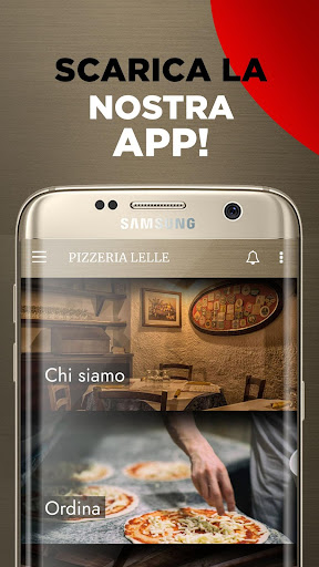 Android application Pizzeria Lelle screenshort