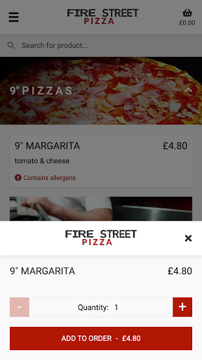 Fire Street Pizza Screen 2