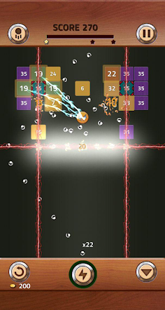 Brick Breaker Wood - Screenshot 2