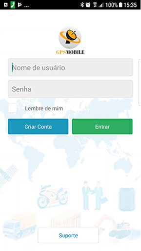 Android application GPS MOBILE screenshort
