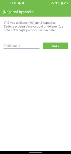 Android application (Ne)jasná hypotéka screenshort