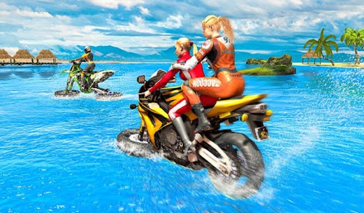 Water Surfer Racing In Moto Apk Mod for Android [Unlimited Coins/Gems] 2
