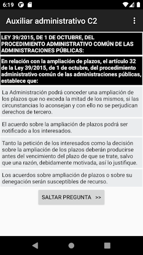 Auxiliar administrativo C2 Screen 3