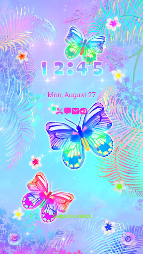 Tropical Butterfly - Wallpaper Screen 2
