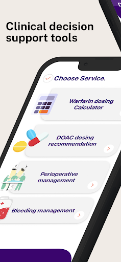 Android application DECIDE COAG screenshort