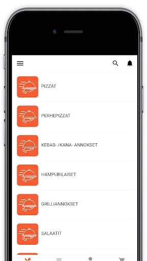 Android application Pizzeri Aromi screenshort