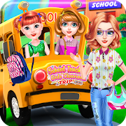 School Teacher Girls Classroom Trip-Kids Games