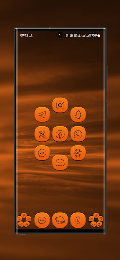 Screenshot of Saffron India Icon Pack