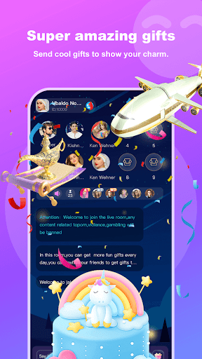 Chirp-Group Voice Chatroom Screen 2