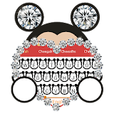 Cute Micky Bowknot Keyboard Theme icon