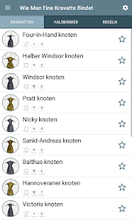 Enzyklopädie der Krawatten Screenshot
