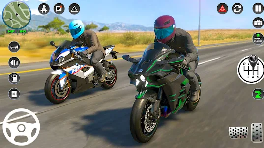 trò chơi đua xe máy 3d