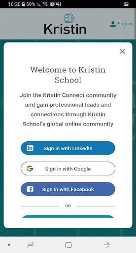Kristin Connect Screen 3