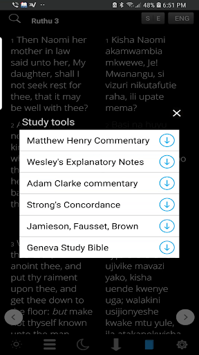 تطبيق Bible in Swahili, Biblia Takat برو4