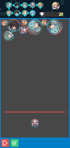 Android application Cirno Bubble Game screenshort