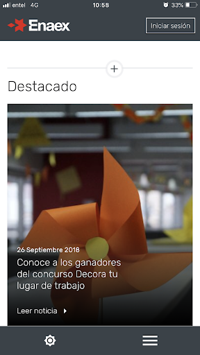 Android application Enaex screenshort