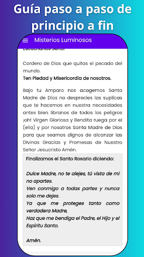 El Santo Rosario Catolico Guia Screenshot 4 - AppWisp.com