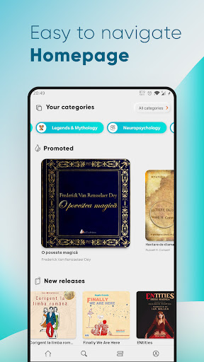 Android application StrimStory: Audiobooks screenshort