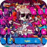 hell skull graffiti keyboard theme icon