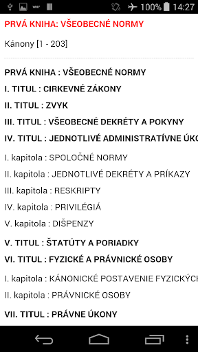Kódex kánonického práva Screen 2