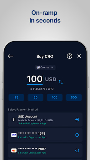 Screenshot of Crypto.com: Onchain Wallet