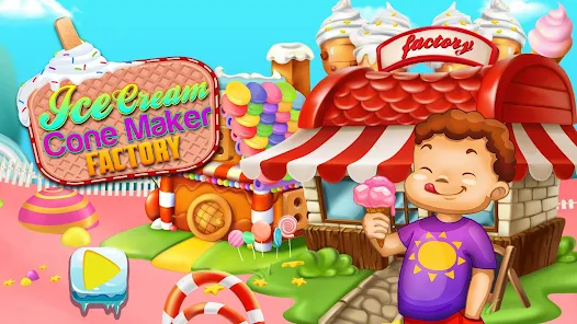 Ice Cream Cone-Ice Cream Games – Google Play ilovalari
