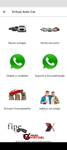 Android application Grupo Virtual screenshort