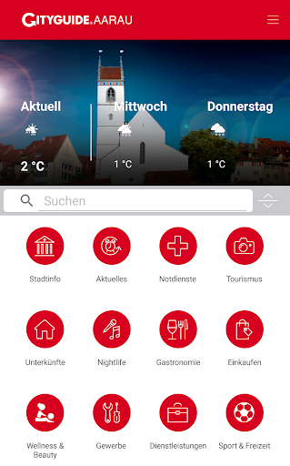 Android application CITYGUIDE Aarau screenshort