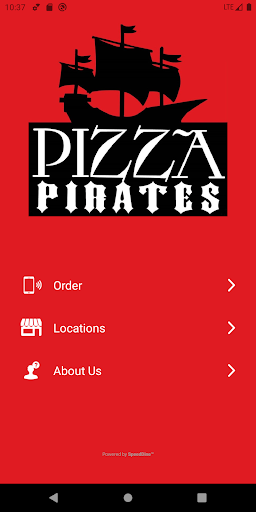 Android application Pizza Pirates California screenshort