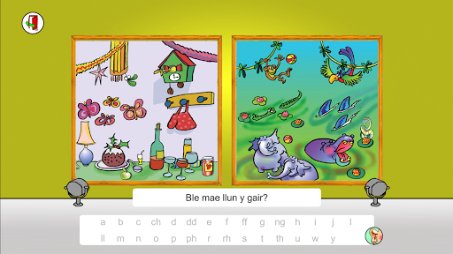 Android application Oriel Llythrennau Unigol screenshort