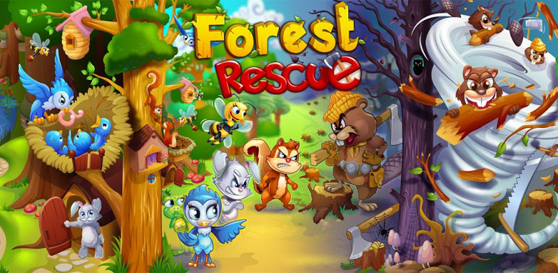Forest Rescue: Match 3 Puzzle