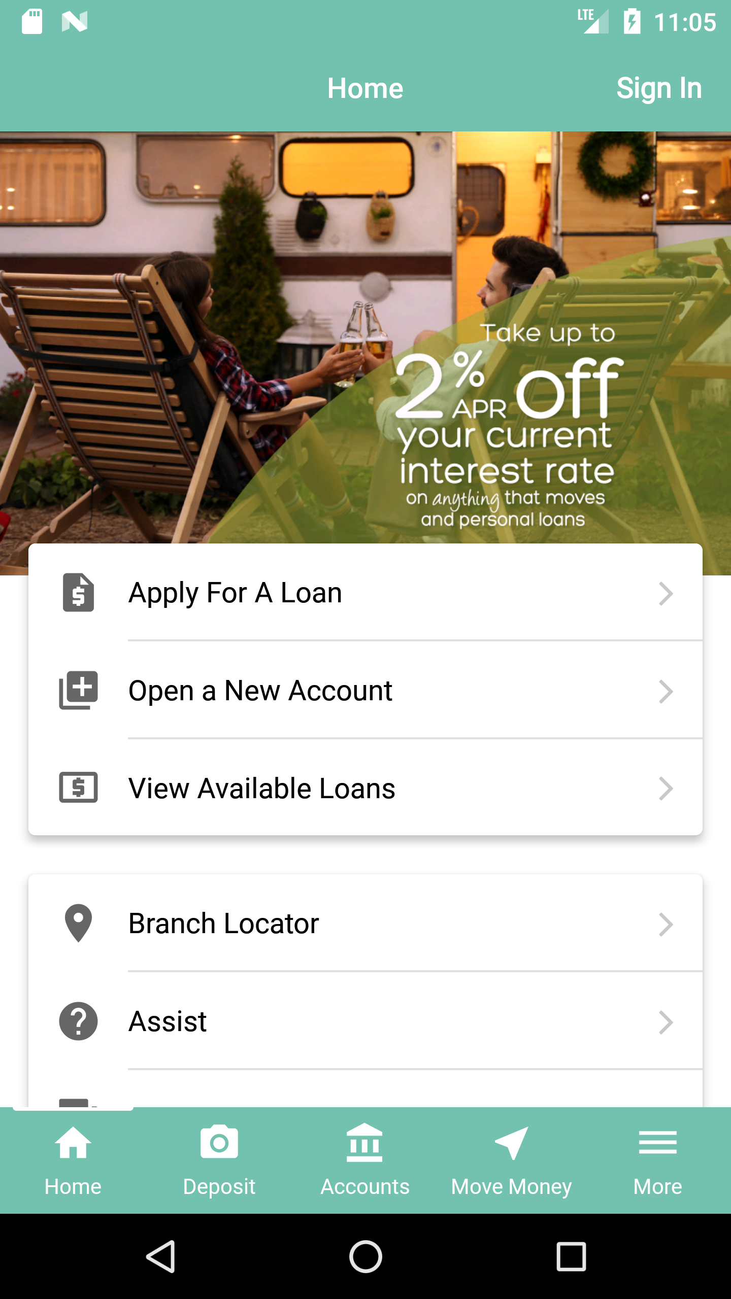 Android application Allegan Credit Union screenshort