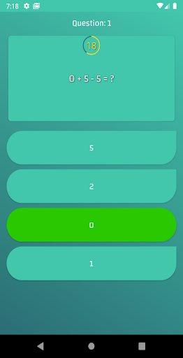 Math Test Game