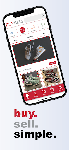 BUYSELL: Buy & Sell Clothing Screen 2